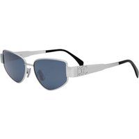 Geometrische Metallgestell Sonnenbrille