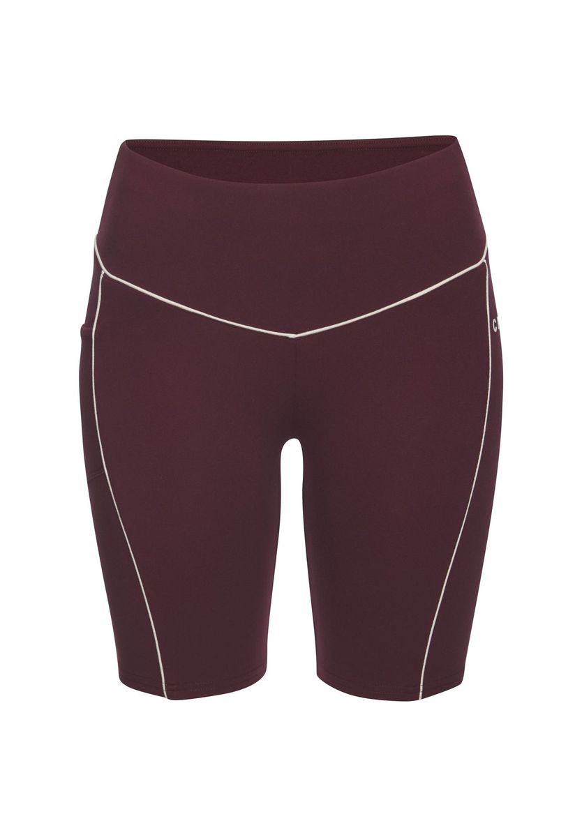 Sportliche Radlerhose mit Paspelierung