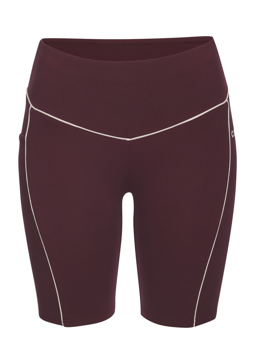 Sportliche Radlerhose mit Paspelierung