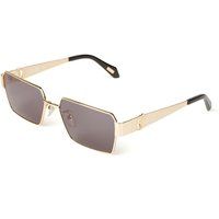 Geometrische Metallrahmen-Sonnenbrille