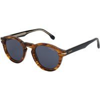 Runde Acetat-Sonnenbrille in Schildpatt-Optik