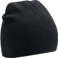 Rippstrick-Beanie aus recyceltem Material