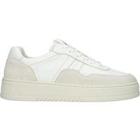 Minimalistische Leder-Plateau-Sneaker