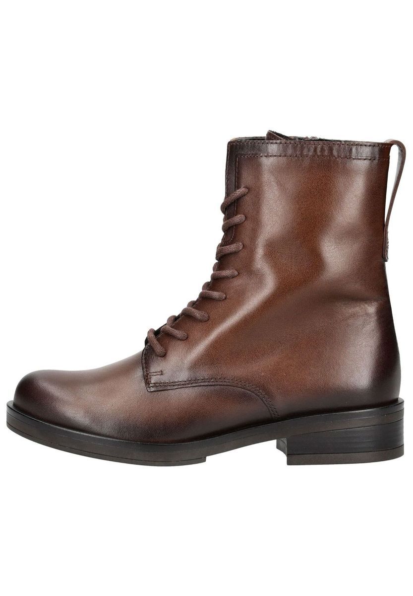 Klassische Schnürstiefeletten aus Leder