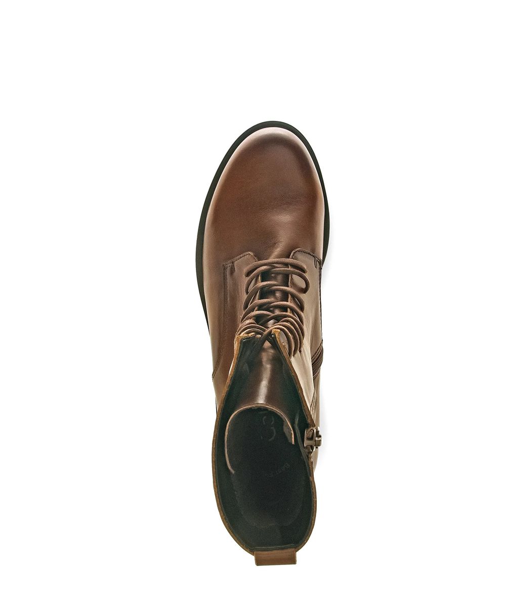 Klassische Schnürstiefeletten aus Leder