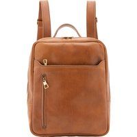 Strukturierter Rucksack aus italienischem Leder