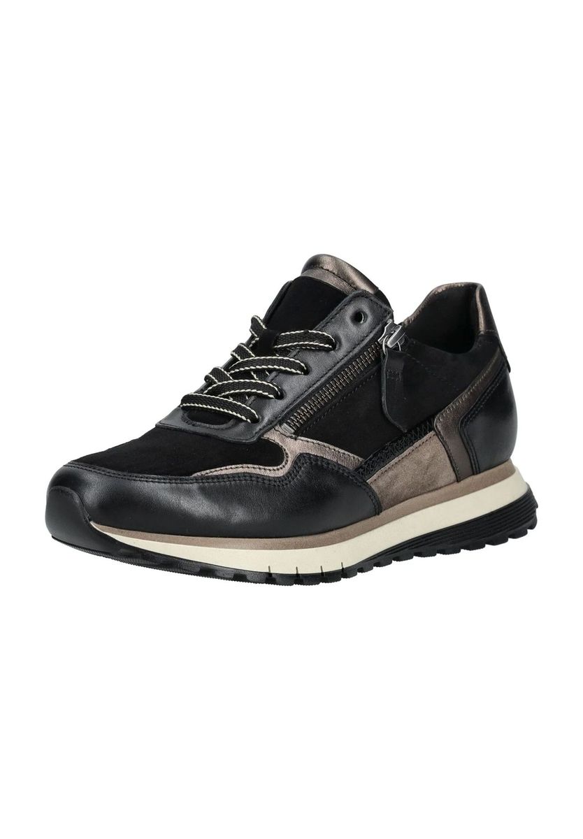 Komfort-Sneaker aus strukturiertem Leder