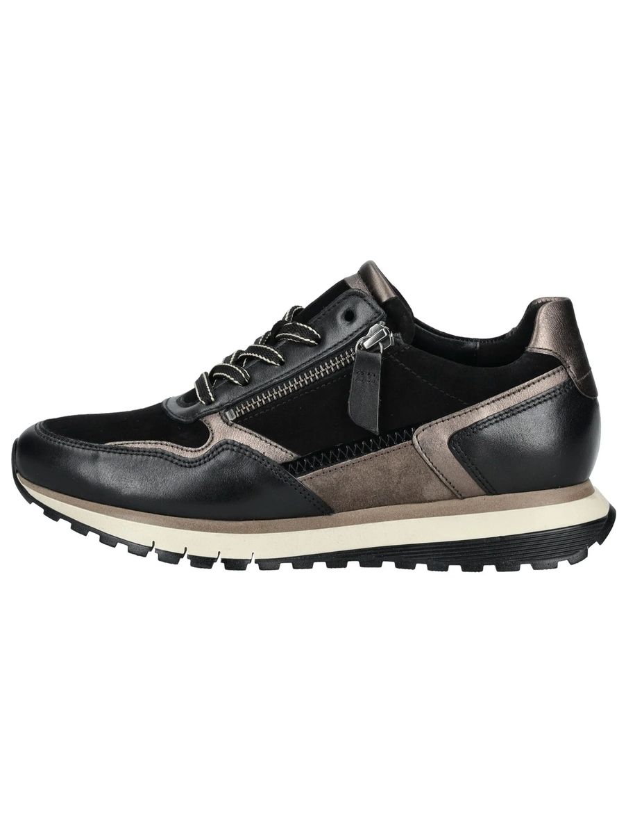 Komfort-Sneaker aus strukturiertem Leder