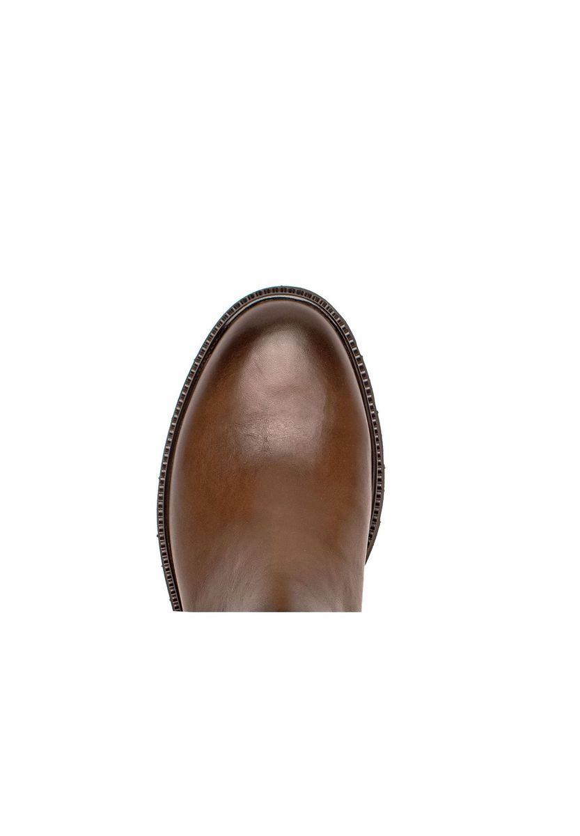 Klassische hohe Profilsohlen-Stiefel