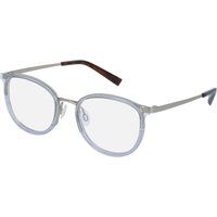 Runde Brille mit Transparentem Gestell