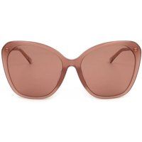 Übergroße Sonnenbrille in Schmetterlingsform