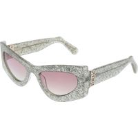 Glitzernde Cateye-Sonnenbrille