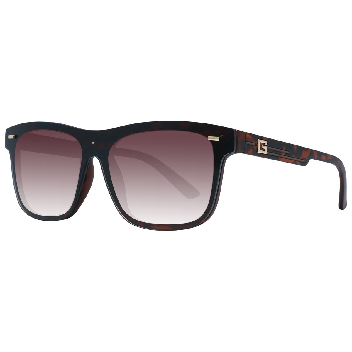 Klassische Quadratische Sonnenbrille mit Farbverlauf