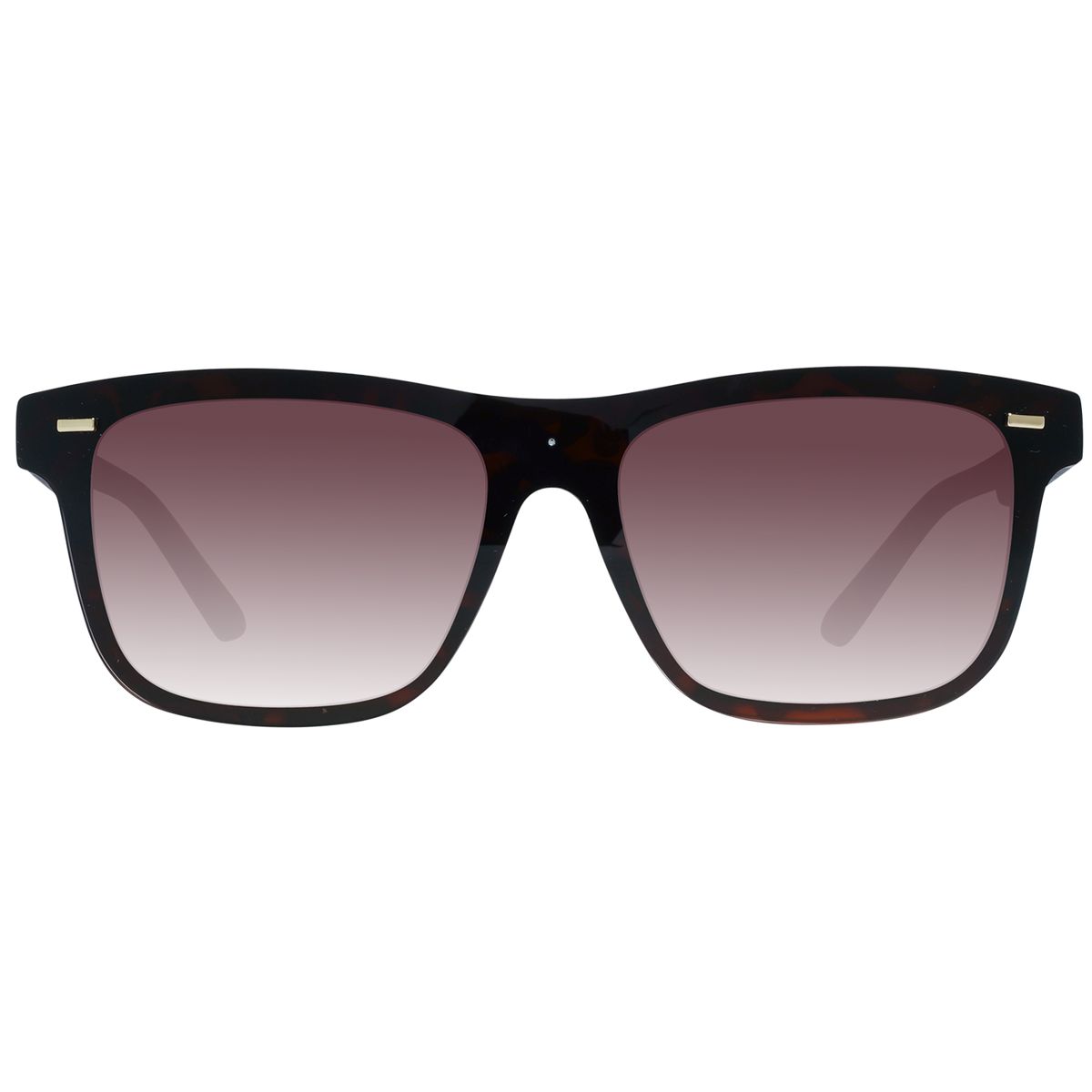 Klassische Quadratische Sonnenbrille mit Farbverlauf