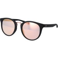 Runde Sonnenbrille mit verspiegelten Gläsern