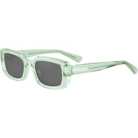 Limitierte Transparente Rechteckige Sonnenbrille
