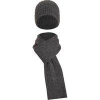 Set aus Strickmütze und Schal