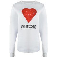 Sweatshirt mit Herz-Patch und Logo
