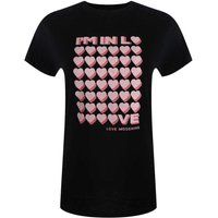 I'm In Love Grafik-Baumwollshirt