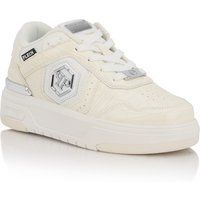 Sk8R Plateau-Sneaker mit Krokoprägung
