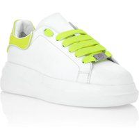 Low-Top Nappa-Leder Plateau Sneaker