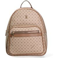 Strukturierter Rucksack mit Logomuster