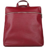 Minimalistischer quadratischer Lederrucksack