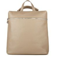 Minimalistischer Quadratischer Lederrucksack