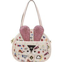 Verspielte runde Tasche mit Hasenohren
