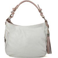 Strukturierte Hobo-Tasche mit Quaste