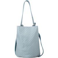 Handgeflochtene Leder-Beuteltasche