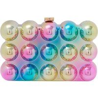 Irisierende 3D-Bubble-Clutch