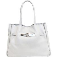 Elegante Shopper aus genarbtem Leder