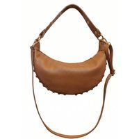 Marcella Besetzte Halbmond-Schultertasche
