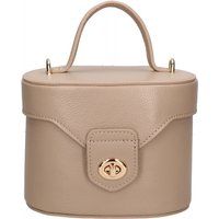 Elegante Vanity-Tasche aus genarbtem Leder