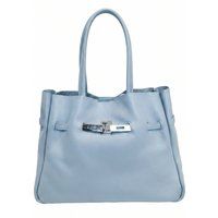 Elegante Handtasche aus genarbtem Leder