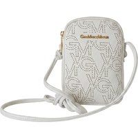 Elegante Umhängetasche mit perforiertem Logo