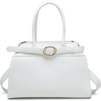 Strukturierte Henkeltasche mit Gürtel