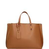 Minimalistischer Shopper aus Leder