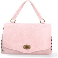 Leder-Henkeltasche im Vintage-Stil mit Nieten