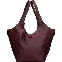 Shopper-Tasche aus genarbtem Leder