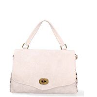 Elegante Leder-Henkeltasche mit Nieten