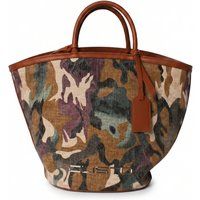 Shopper-Tasche mit Camouflage-Muster