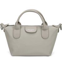 Minimalistische Trapez-Handtasche mit Griffen