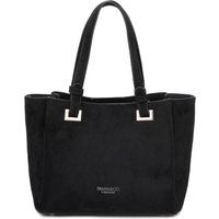 Elegante strukturierte Tasche in Wildleder-Optik