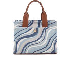 Canvas-Tasche mit Wirbelmuster