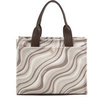 Canvas-Tragetasche mit Wellenmuster