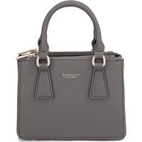 Strukturierte Henkeltasche in Narbenoptik