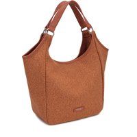 Texturierte Hobo-Tasche im Shopper-Stil