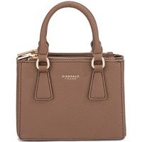 Strukturierte Mini-Henkeltasche